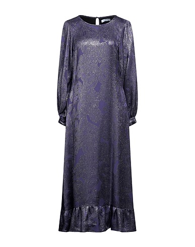 BEATRICE .B Long dress Purple 91% Viscose, 9% Polyamide