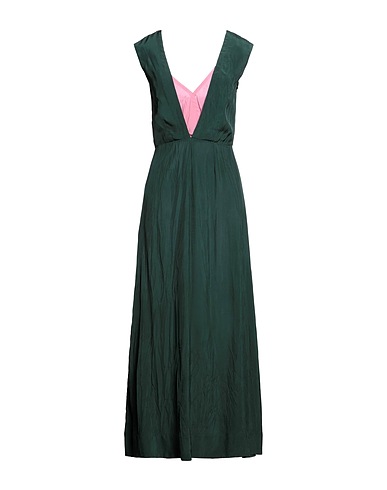 COLVILLE Long dress Dark green 100% Viscose