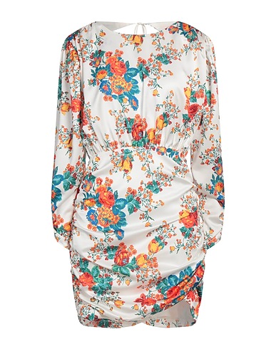 FOR LOVE & LEMONS Short dress White 100% Polyester