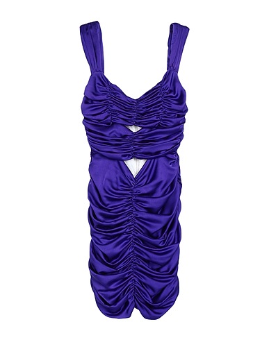 NINEMINUTES Short dress Purple 97% Polyester, 3% Elastane
