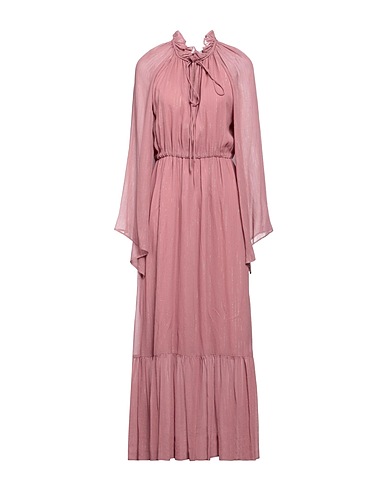 SFIZIO STUDIO Long dress Antique rose 99% Viscose, 1% Metal, Polyester