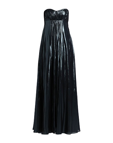 PORTS 1961 Long dress Dark green 72% Silk, 28% Polyamide
