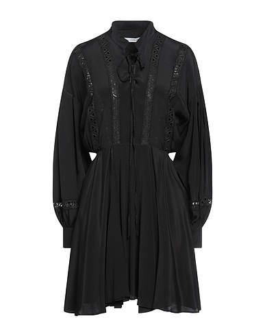 SIMONA CORSELLINI Short dress Black 83% Acetate, 17% Silk