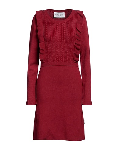 SILVIAN HEACH Short dress Garnet 57% Viscose, 27% Polyester, 16% Nylon