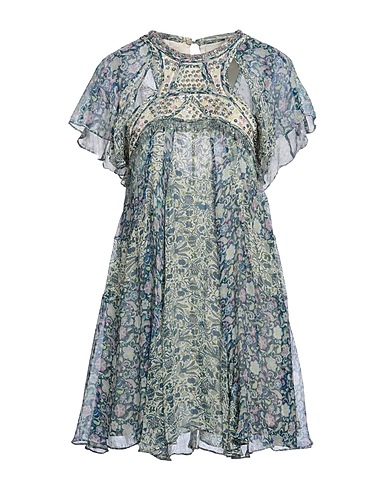 ISABEL MARANT Robe courte 100% Soie, Viscose, Coton, Polyester, Ecobrass