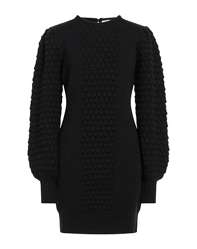 SILVIAN HEACH Sheath dress Black 30% Acrylic, 30% Polyester, 30% Polyamide, 10% Wool