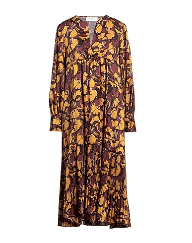 BEATRICE .B Midi dress Chocolate brown 100% Polyester