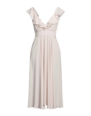 LIU •JO Midi dress Ivory 100% Polyester