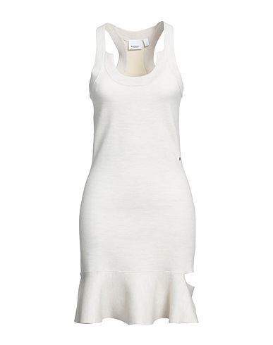 BURBERRY Short dress Light grey 44% Silk, 42% Wool, 11% Polyamide, 3% Elastane