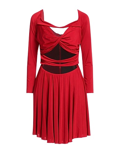 FELEPPA Vestito corto Rosso pomodoro 95% Poliestere, 5% Elastan