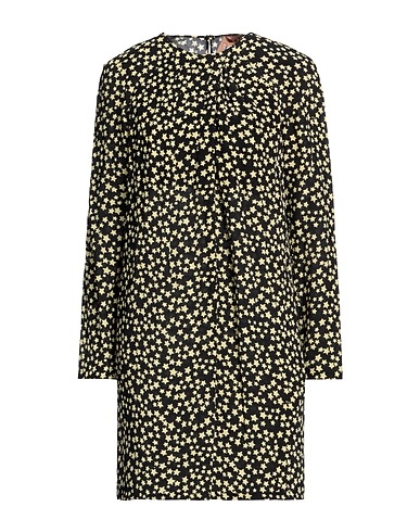 N°21 Short dress Black 100% Silk