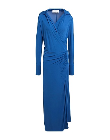 BEATRICE .B Langes Kleid Taubenblau 100% Viskose