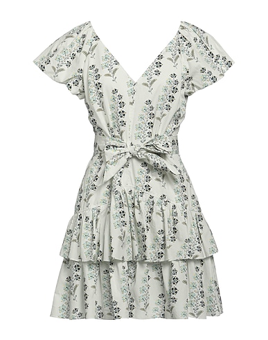 REBECCA TAYLOR Short dress Ivory 100% Cotton