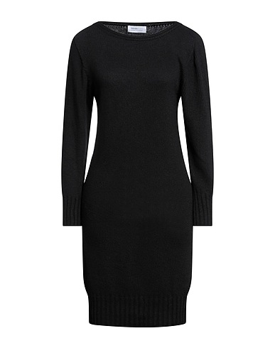 PIANURASTUDIO Short dress Black 70% Viscose, 30% Polyester