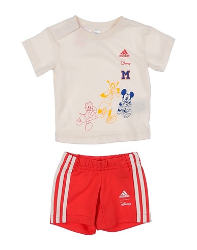 ADIDAS Completo Baby  I DY MM T SUMS
 Off white 100% Cotone