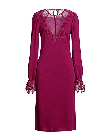 ALBERTA FERRETTI Knit dress Mauve 100% Virgin Wool, Polyamide, Viscose