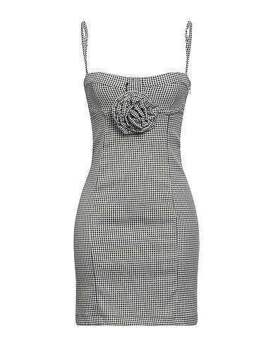 KAOS ミニワンピース・ドレス ブラック ポリエステル 58% / レーヨン 37% / ポリウレタン 3% / Lurex® 2%