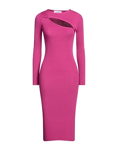 KAOS Midi-Kleid Malve 52% Viskose, 28% Polyester, 20% Polyamid