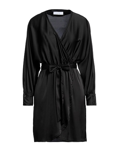 KAOS Vestito corto Nero 95% Poliestere, 5% Elastan