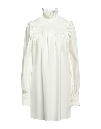SILVIAN HEACH Vestito corto Bianco 70% Viscosa, 25% Poliammide, 5% Elastan