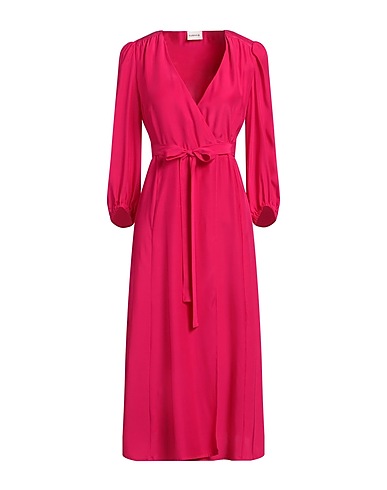 P.A.R.O.S.H. Midi-Kleid Fuchsia 100% Seide