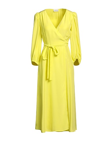 P.A.R.O.S.H. Vestito in Seta Verde lime 100% Seta