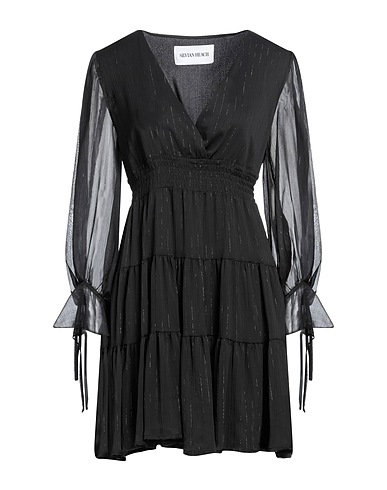 SILVIAN HEACH Short dress Black 100% Polyester
