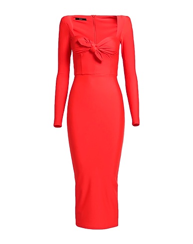 ALEX PERRY Midi dress Red 80% Polyamide, 20% Elastane