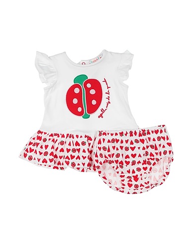 AGATHA RUIZ DE LA PRADA Vestido para bebé  White 100% Cotton