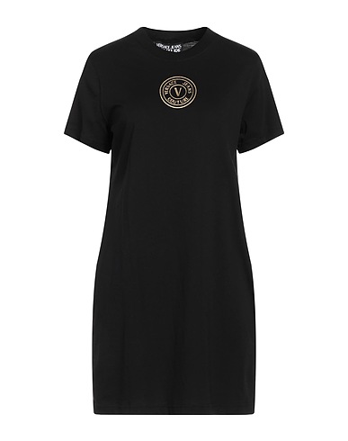 VERSACE JEANS COUTURE Short dress Black 100% Cotton