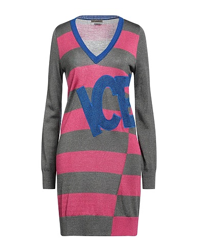 ICE ICEBERG Short dress Lead 45% Acetate, 22% Wool, 21% Recycled acrylic, 6% Nylon, 6% Polyester