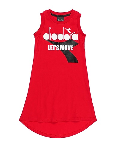 DIADORA Kleid Rot 100% Baumwolle