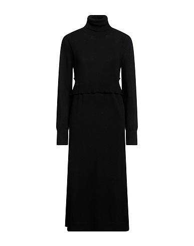 MAX & MOI DRESSES Black 100% Cashmere
