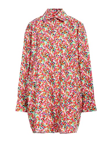 MSGM Vestito chemisier Bianco 100% Cotone