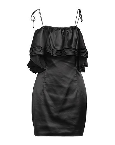 THE GARMENT Short dress Black 97% Recycled polyester, 3% Elastane