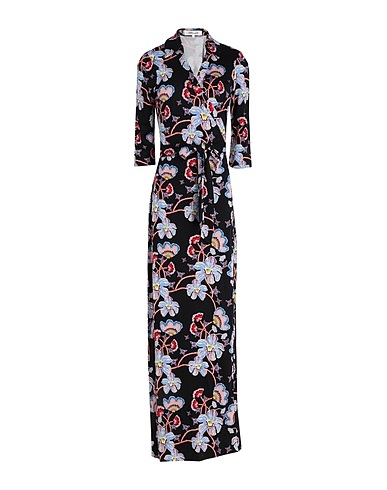 DIANE VON FURSTENBERG Elegant dress Black 100% Silk