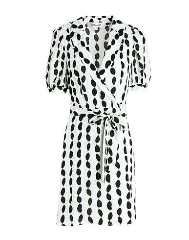 DIANE VON FURSTENBERG Short dress Off white 100% Viscose