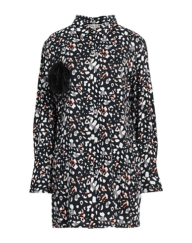 CONNOR & BLAKE Patterned shirts & blouses Black 100% Viscose