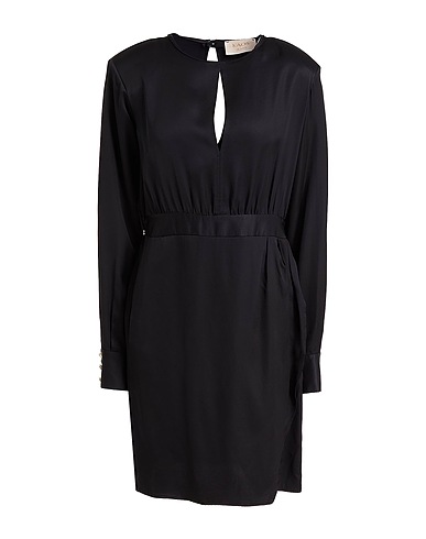 KAOS JEANS Short dress Black 100% Viscose