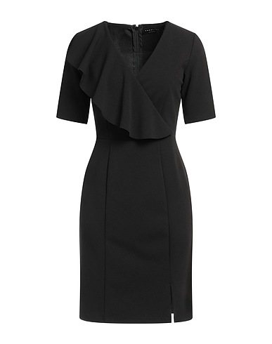 ANGEL EYE Vestito corto Nero 95% Poliestere, 5% Elastan