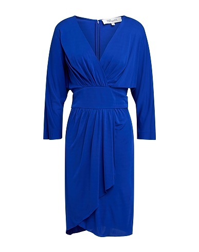 DIANE VON FURSTENBERG Short dress Bright blue 100% Viscose