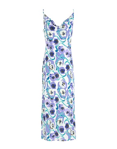 DIANE VON FURSTENBERG Midi dress OFF WHITE 100% Viscose