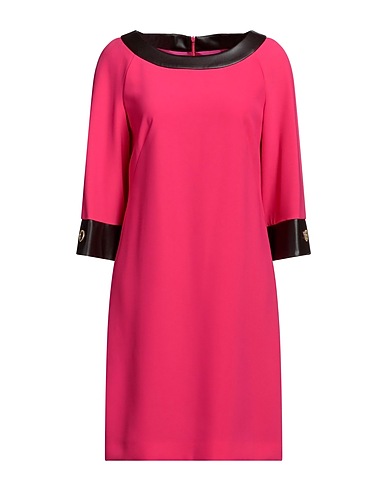 CLIPS MORE Short dress Fuchsia 91% Polyester, 9% Elastane