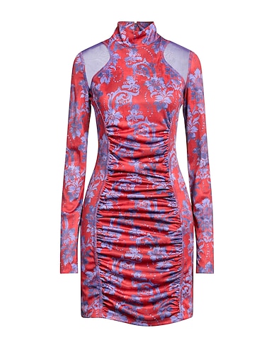 VERSACE JEANS COUTURE Robe fourreau 100% Polyester, Polyamide, Élasthanne