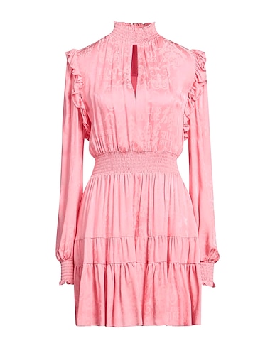 VERSACE JEANS COUTURE Vestito corto Rosa 52% Acetato, 48% Viscosa