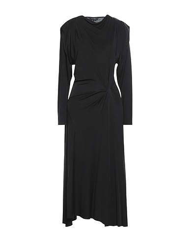 ISABEL MARANT Midi dress Black 77% Viscose, 23% Silk