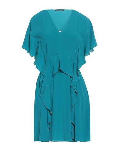 ALBERTA FERRETTI Short dress Azure 74% Acetate, 26% Silk