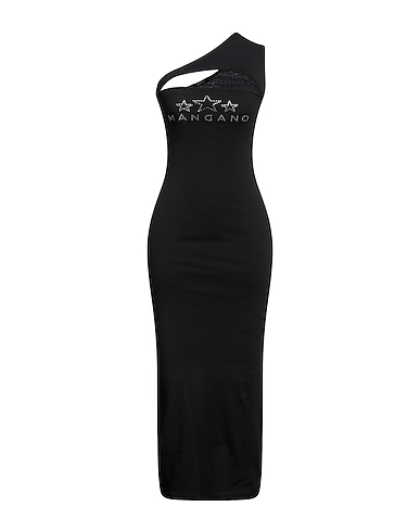 MANGANO Vestito lungo Nero 100% Cotone