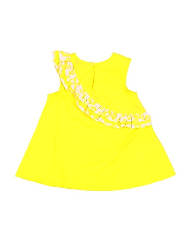AGATHA RUIZ DE LA PRADA Baby dress Yellow 100% Cotton