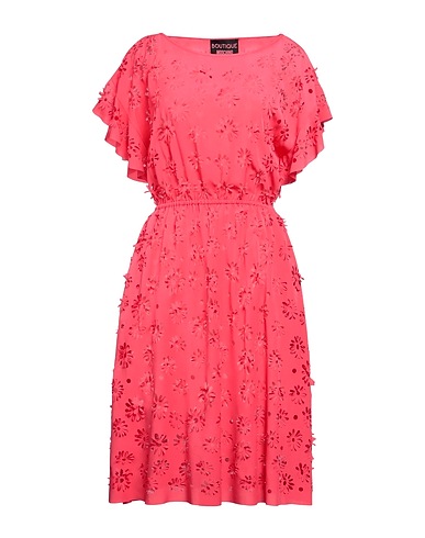 BOUTIQUE MOSCHINO Midi dress Fuchsia 100% Polyester
